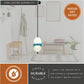 Vaxcel Somerset 6.25 in. W LED Mini Pendant Oil Rubbed Bronze