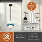 Vaxcel Somerset 9.25 in. W LED Mini Pendant Oil Rubbed Bronze