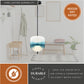 Vaxcel Somerset 9.25 in. W LED Mini Pendant Oil Rubbed Bronze