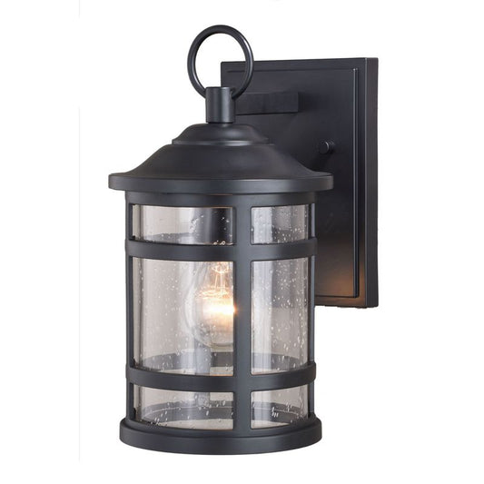 Vaxcel Southport 6.5-in Outdoor Wall Light Matte Black