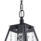 Vaxcel Tremont 10 in. W Pendant Matte Black