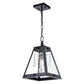Vaxcel Tremont 10 in. W Pendant Matte Black