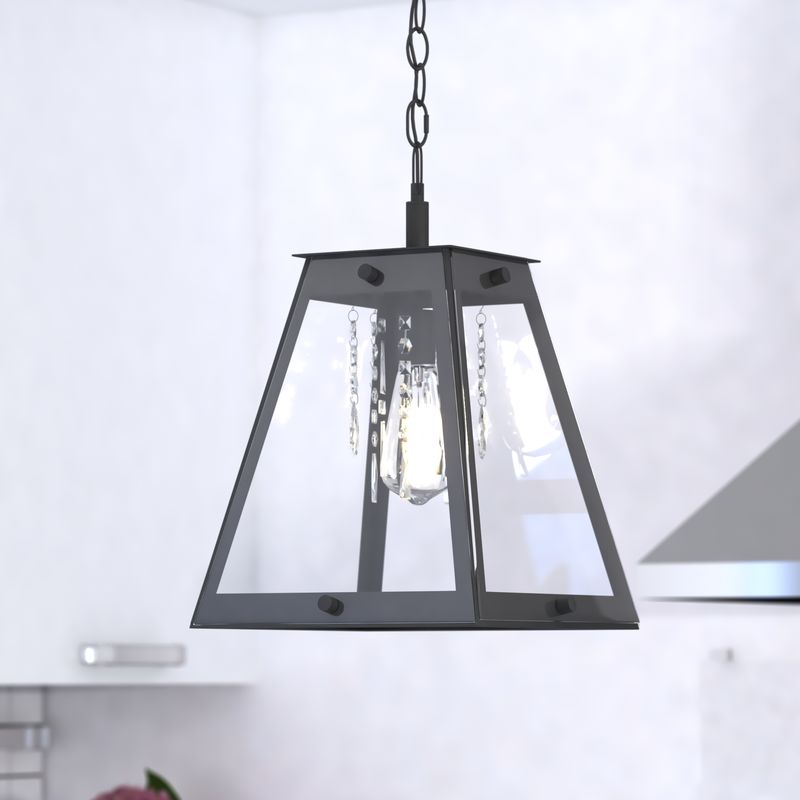 Vaxcel Tremont 10 in. W Pendant Matte Black