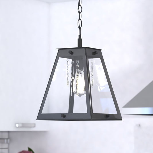 Vaxcel Tremont 10 in. W Pendant Matte Black