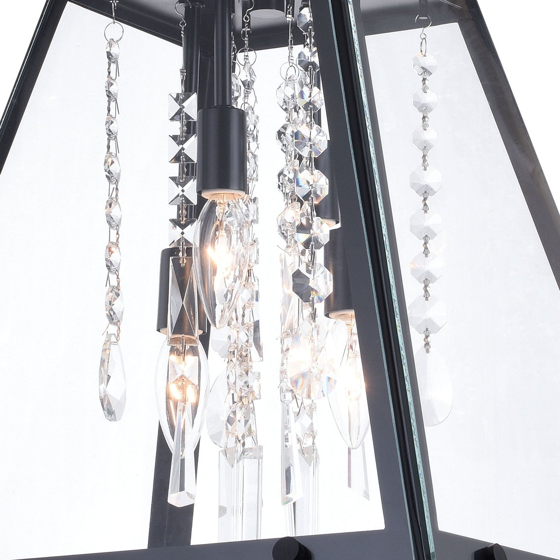 Vaxcel Tremont 15 in. W 4 Light Pendant Matte Black