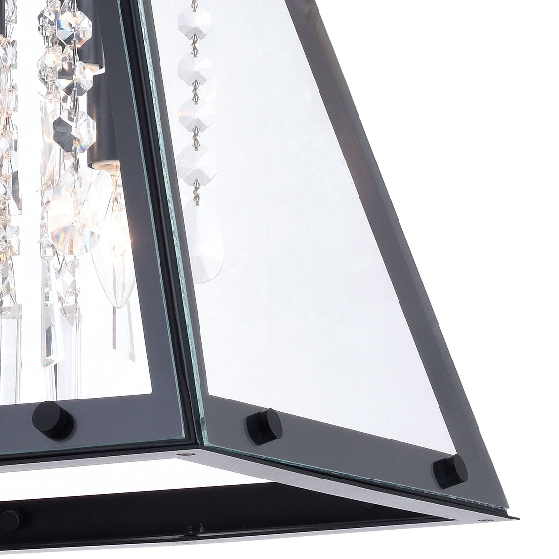 Vaxcel Tremont 15 in. W 4 Light Pendant Matte Black