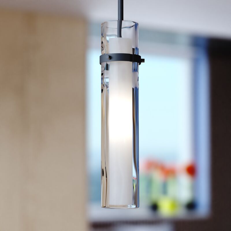Vaxcel Vilo 4.5-in. 1 Light Mini Pendant Matte Black
