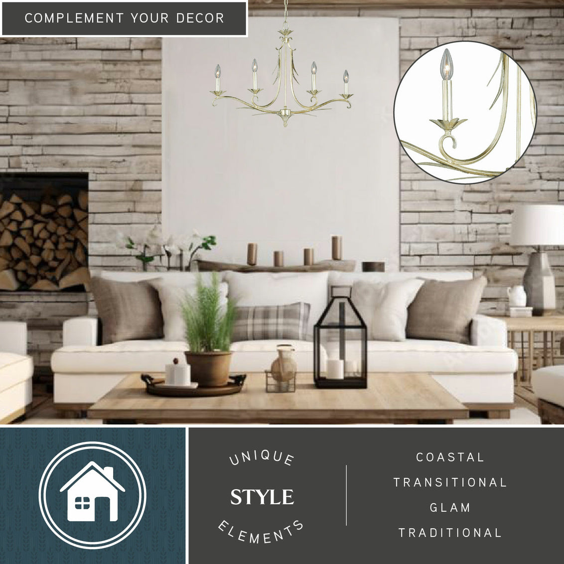 Vaxcel Wicker Park 13-in Pendant Warm Pewter