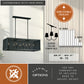 Vaxcel Wicker Park 13-in Pendant Warm Pewter