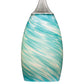 Vaxcel Wicker Park 8L Linear Chandelier Warm Pewter