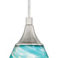 Vaxcel Wicker Park 8L Linear Chandelier Warm Pewter
