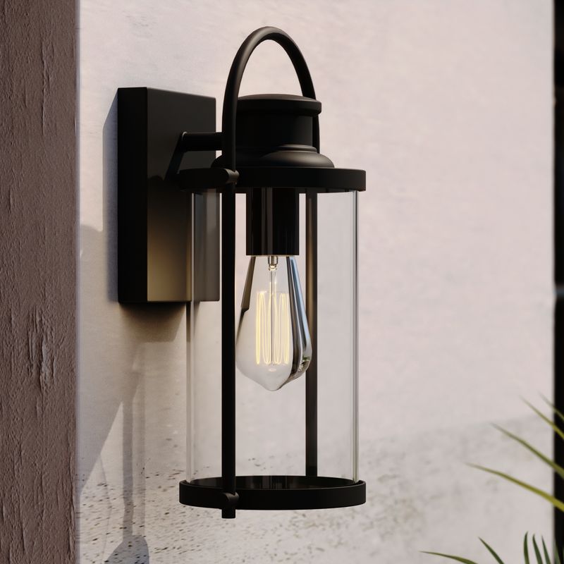 Vaxcel Winfield 7-in Outdoor Wall Light Matte Black