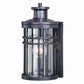 Vaxcel Wrightwood Black Motion Sensor Dusk-to-Dawn Outdoor Wall Light
