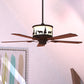 Vaxcel Yellowstone 56" Rustic Moose Bronze Ceiling Fan and Remote
