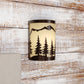 Vaxcel Yosemite 1-Light Bronze Rustic Tree Flush"door Outdoor Wall Sconce