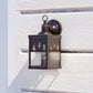 Vaxcel Yosemite 1-Light Bronze Rustic Tree Outdoor Wall Lantern Clear Glass