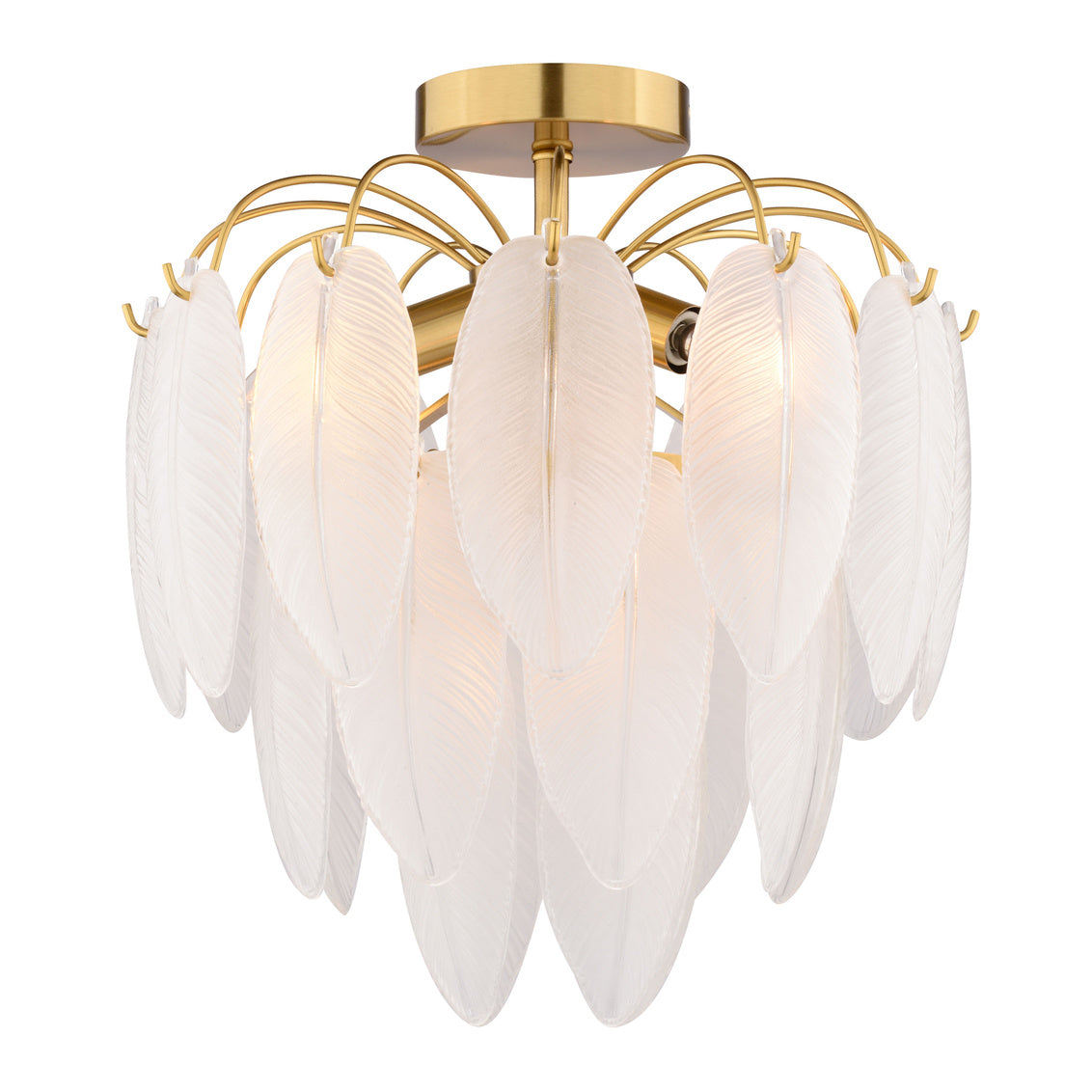 Vaxcel Yosemite 14-in Tree Flush Mount Ceiling Light Burnished Bronze