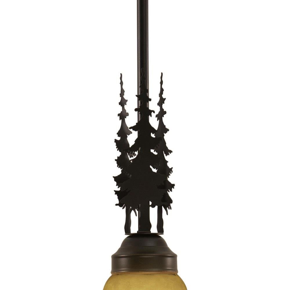 Vaxcel Yosemite Bronze Rustic Tree Mini Pendant Ceiling Light