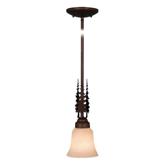 Vaxcel Yosemite Bronze Rustic Tree Mini Pendant Ceiling Light