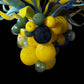 Vetreria Artistica Rosa Alghero 6-Lights Multi-Colored Artistic Design Glass Chandelier
