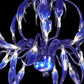 Vetreria Artistica Rosa Ali di Gabbiano 40-Lights Blue Crystal Gradient Glass Chandelier