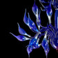 Vetreria Artistica Rosa Ali di Gabbiano 40-Lights Blue Crystal Gradient Glass Chandelier