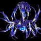 Vetreria Artistica Rosa Ali di Gabbiano 40-Lights Blue Crystal Gradient Glass Chandelier
