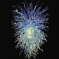 Vetreria Artistica Rosa Aquarium 6-Lights Blue Flame Glass Chandelier