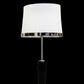 Vetreria Artistica Rosa Athena 50" Polished Chrome Frame With Sandblasted Tapered Drum Glass Shade Floor Lamp