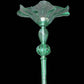 Vetreria Artistica Rosa Betulla 75" Green Crystal Glass Floor Lamp