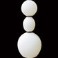 Vetreria Artistica Rosa Blanc 39" White Pastel Sandblasted Glass Pendant Lighting