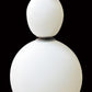 Vetreria Artistica Rosa Blanc 39" White Pastel Sandblasted Glass Pendant Lighting