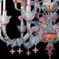 Vetreria Artistica Rosa Casanova 15-Lights Multi-Colored Murano Glass Chandelier