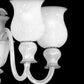 Vetreria Artistica Rosa Dionisio 12-Lights White Base With Bell-Shaped Shade Glass Chandelier