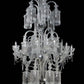 Vetreria Artistica Rosa Dubai 35-Lights Crystal Clear Murano Glass Chandelier
