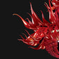 Vetreria Artistica Rosa Fuoco 18-Lights Bright Red Crystal Glass Chandelier