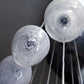 Vetreria Artistica Rosa Gocce di Pioggia 42-Lights Opal White Surface With White Blown Venetian Glass Chandelier