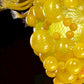 Vetreria Artistica Rosa Lemon 6-Lights Yellow Crystal Glass Chandelier