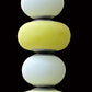 Vetreria Artistica Rosa Lumen 39" Two-Toned Yellow and White Pastel Sandblasted Glass Pendant Lighting