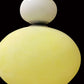 Vetreria Artistica Rosa Lumen 39" Two-Toned Yellow and White Pastel Sandblasted Glass Pendant Lighting