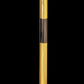 Vetreria Artistica Rosa Lumina 71" Black Chrome and Gold Frame With Satin Gold Tapered Drum Glass Shade Floor Lamp