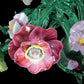 Vetreria Artistica Rosa Malia 6-Lights Green Crystal Base With Polychrome Flowers Glass Chandelier