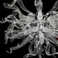 Vetreria Artistica Rosa Medusa 8-Lights Medusa Inspired Transparent Glass Chandelier
