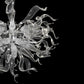 Vetreria Artistica Rosa Medusa 8-Lights Medusa Inspired Transparent Glass Chandelier