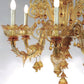 Vetreria Artistica Rosa Nevet 6-Lights Amber Glass Chandelier Additional