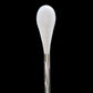 Vetreria Artistica Rosa Petalo 67" Polished Chrome Frame With Sandblasted Petal Shaped Glass Shade Floor Lamp