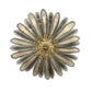 Vetreria Artistica Rosa Plafoneria Golden 28-Lights Gray and Gold Glass Flush Mount