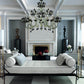 Vetreria Artistica Rosa Poesia 12-Lights Black Murano Glass Chandelier