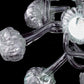 Vetreria Artistica Rosa Prestige 18-Lights Pure Silver Foil Glass Chandelier