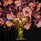 Vetreria Artistica Rosa Rose Scultura 12-Lights Pink Crystal Base With Light Pink Paste Flowers Glass Chandelier